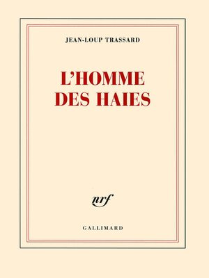 cover image of L'homme des haies